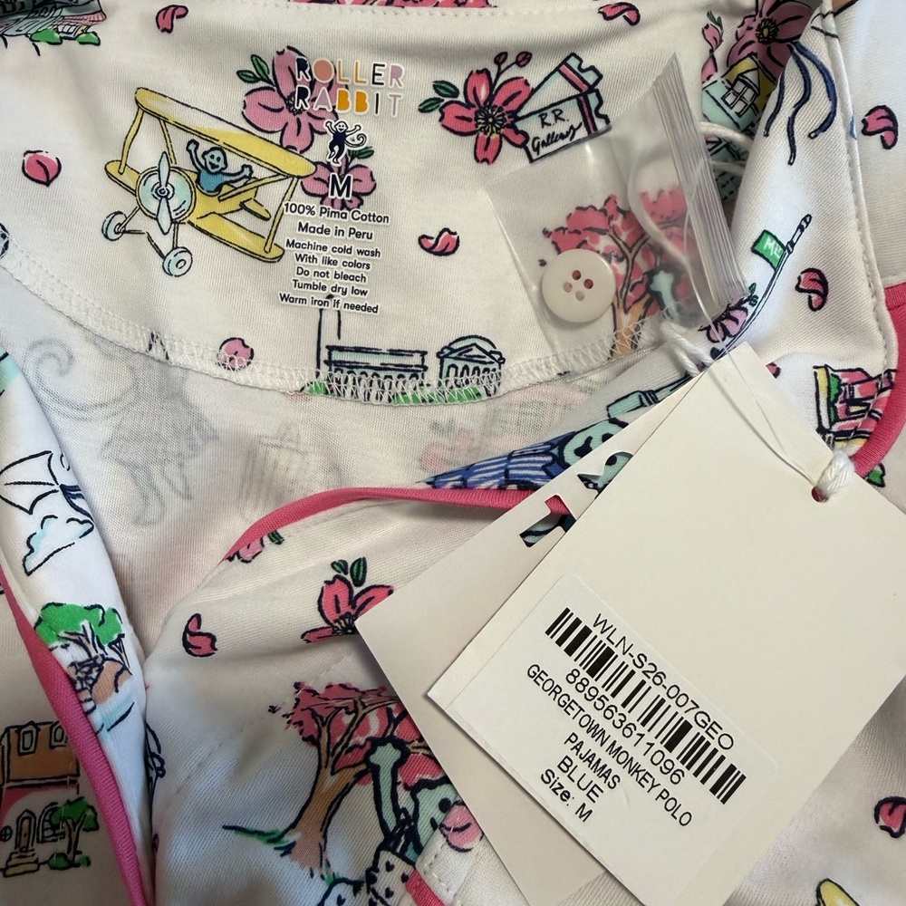 DC/Georgetown x Roller rabbit 2026 collab limited edition! NWT size M - Picture 2 of 3